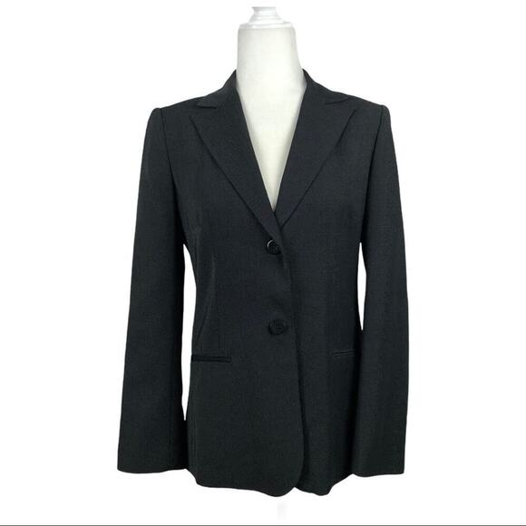 BCBGmaxazria Mini Polka-Dot Black Blazer Size 4